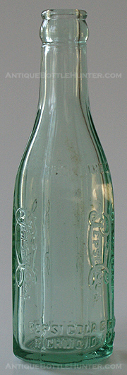 RI 9, 1920's 6-1/2 OZS. 8 SIDED PEPSI:COLA FROM RICHMOND, VA.