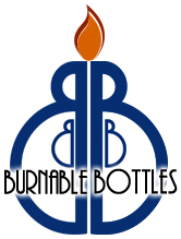 BURNABLE BOTTLES Logo - All rights reserved --- AntiqueBottleHunter.com