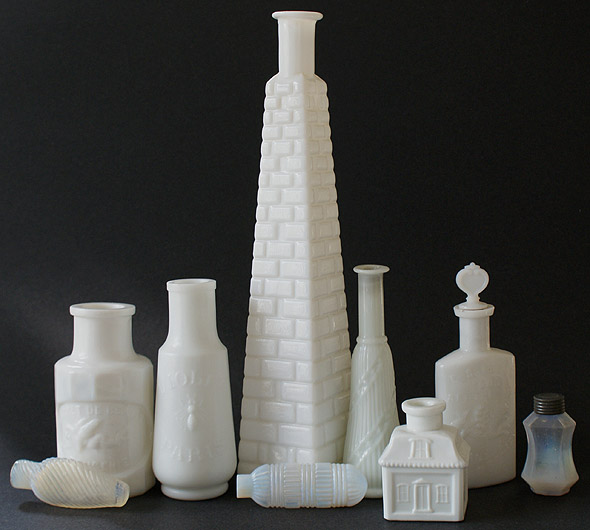 MILK GLASS and Opalescent favorites in our collection.