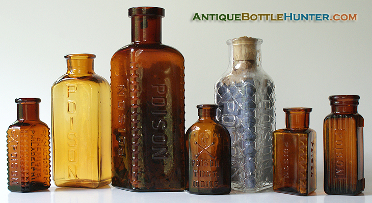 A group photo of recent finds --- Antiquebottlehunter.com